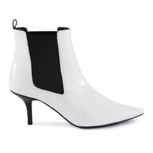 Anine Bing Designer Stevie Ankle Booties Pointed Toe Leather Quiet Luxury 37